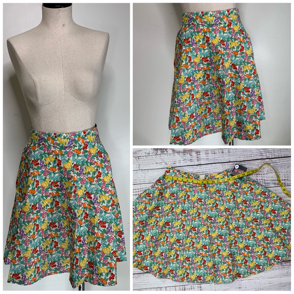 NEW Fruit Skater Skirt by Retrolicious Size XL